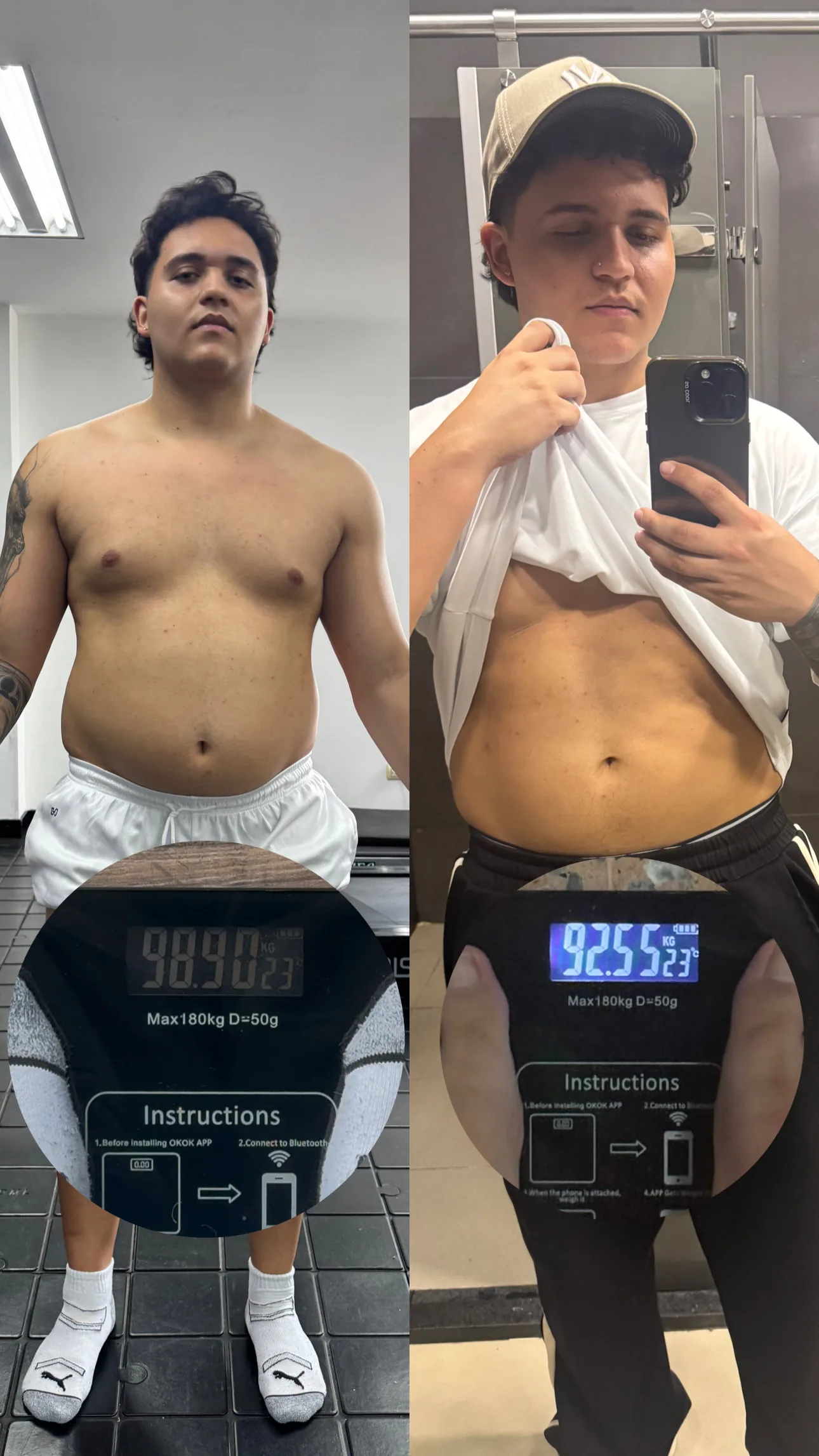 Resultado real: de 98.90kg a 92.55kg en 19 dias con KALO Daily Essentials